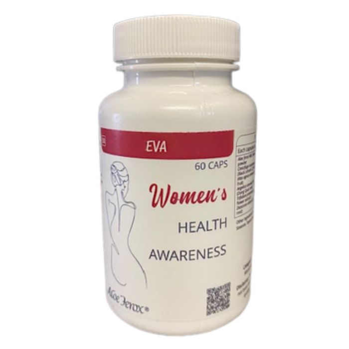 Eva Women’s Health Awareness supplement for hormonal balance, monthly cycle comfort, emotional wellbeing and natural female vitality.