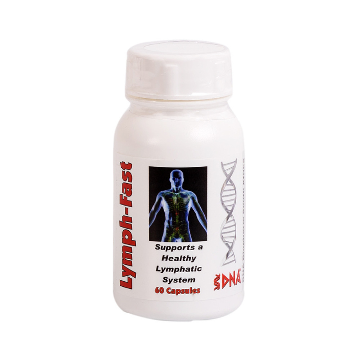DNA Lymph-Fast lymphatic support capsules with cleavers red root and stillingia for natural detox and fluid balance