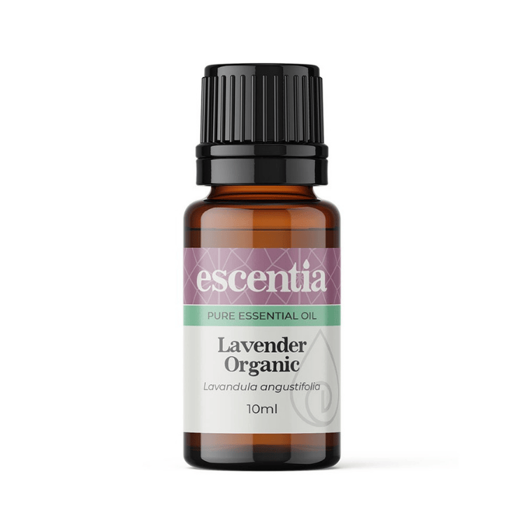 Escentia Lavender Organic 10ml – Premium essential oil known for its calming, healing, and anti-inflammatory properties.