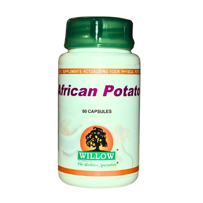 Willow African Potato is a natural supplement known for its immune-boosting and anti-inflammatory properties, traditionally used to support overall health.