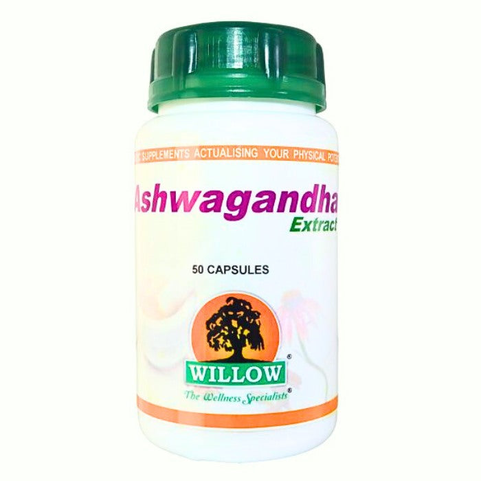 Willow Ashwagandha Extract is a natural supplement designed to reduce stress, boost energy levels, support hormone balance, and enhance overall mental clarity and resilience.