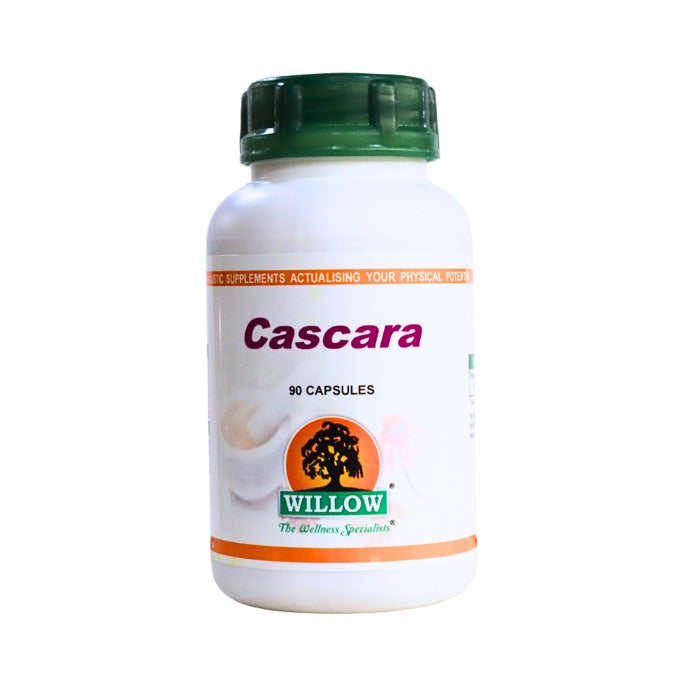 Willow Cascara is a gentle herbal supplement made from cascara sagrada, traditionally used to support digestive health, relieve constipation, and promote regular bowel movements.
