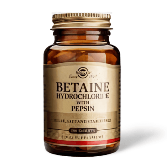SOLGAR Betaine Hydrochloride with Pepsin - THE GOOD STUFF