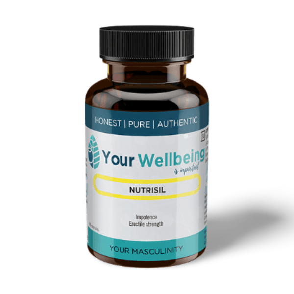 YOUR WELLBEING Nutrisil – Nutritional supplement supporting hair, skin, nails, and connective tissue health with bioavailable organic silica.