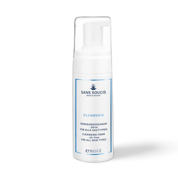 Sans Soucis Cleansing Foam – oil-free facial cleanser for all skin types that gently clears pores and soothes irritation