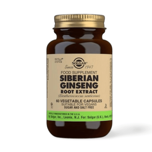 Solgar ® Siberian Ginseng Root Extract is just one of several species which contains ginseng of Korean origin, made from the root and the offshoots called root hairs and is an ancient remedy  that works for your best  and highes tgood - The Good Stuff health shop South Africa