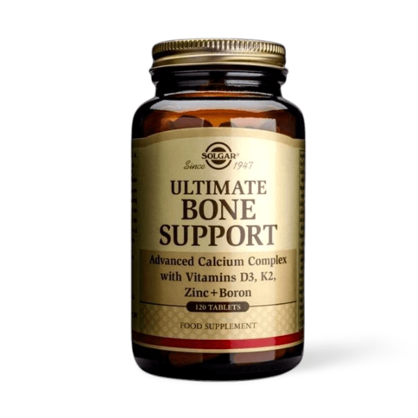 Solgar Ultimate Bone Support, is an expertly formulated health supplement that provides 7 key nutrients to support bone health throughout your lifetime. Keeping your bones strong and healthy - The Good Stuff Health Shop.