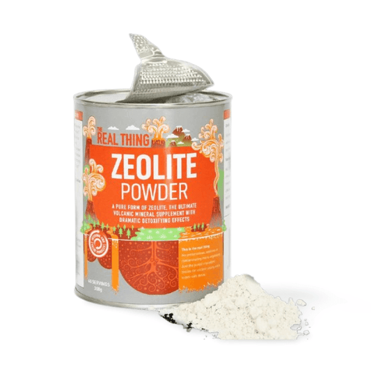 Pure, 100% natural clinoptilolite zeolite from The Real Thing and The Good Stuff. 