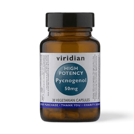 VIRIDIAN High Potency Pycnogenol 50mg - THE GOOD STUFF