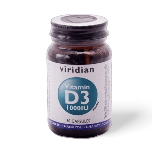 VIRIDIAN Vitamin D3 1000iu - THE GOOD STUFF