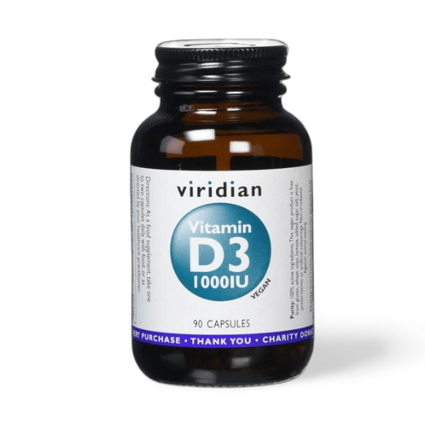 VIRIDIAN Vitamin D3 1000iu - THE GOOD STUFF