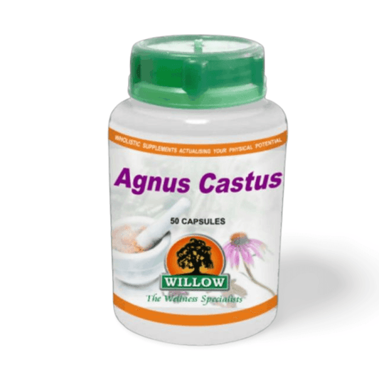 WILLOW Agnus Castus regulates and normalise hormone levels and menstrual cycles. Shop The Good Stuff for all your health supplement needs.