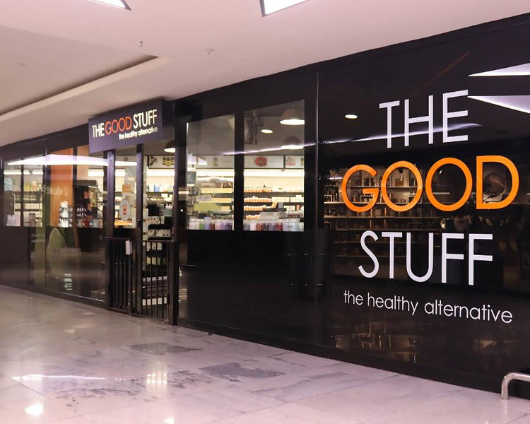 The Good Stuff health and beauty shop at Cavendish Square, Cape Town offering natural wellness and skincare products
