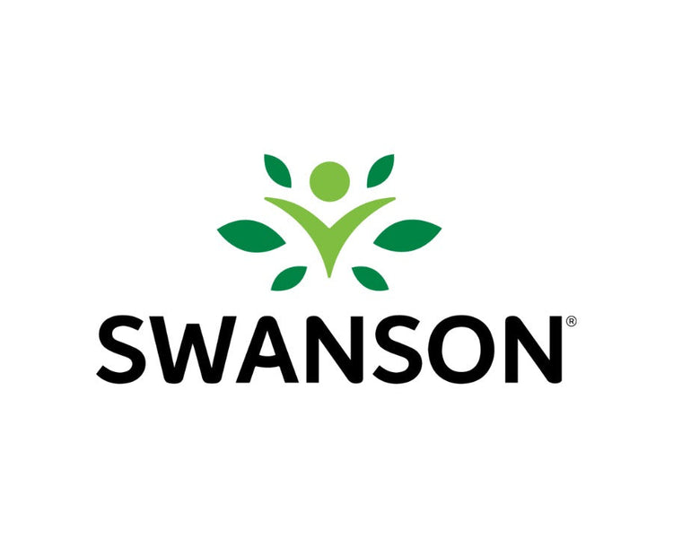Swanson logo with green leaf and human figure design – available at The Good Stuff natural health shop South Africa