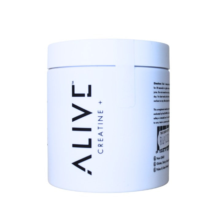 High-Performance Energy Support with ALIVE Creatine

Unlock your physical and mental potential with ALIVE Creatine, a next-generation blend designed to deliver powerful nutritional support across every level of performance—physical, cognitive, and cellular. This is not your average creatine supplement. Developed using a holistic approach, ALIVE Creatine combines four proven ingredients to fuel strength, stamina, recovery, and mental resilience. Free from unnecessary fillers and formulated with clean ingredi