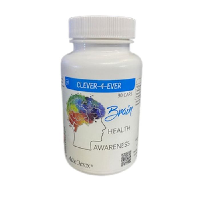 Clever-4-Ever Brain Health Awareness supplement designed to support cognitive health, mental clarity, focus, memory, and everyday brain function.
