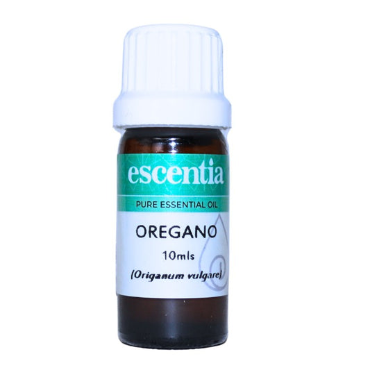 Escentia pure essential oil oregano 10ml bottle (Origanum vulgare) for natural health and aromatherapy use