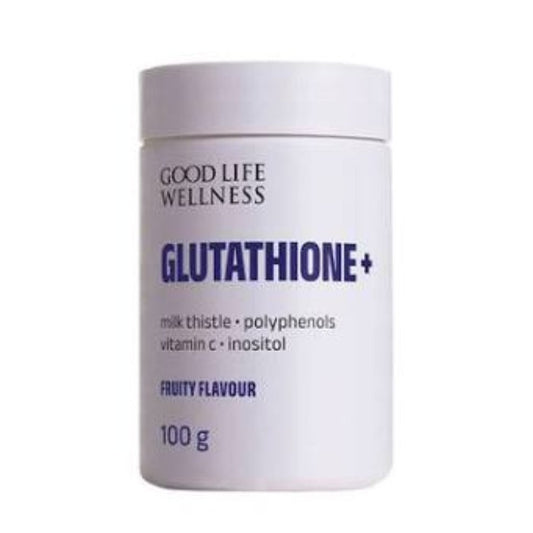 Good Life Wellness Glutathione Plus supports antioxidant protection, immune health, cellular defence, recovery and even skin tone.
