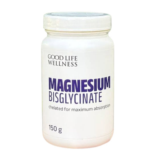 Good Life Wellness Magnesium Bisglycinate supports restful sleep, calm nerves, muscle relaxation and gentle daily muscle recovery.
