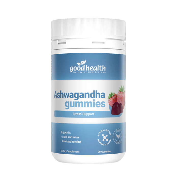 GOOD HEALTH Ashwagandha Gummies support calm, sleep, stress relief and emotional balance with clean ingredients and natural flavour.