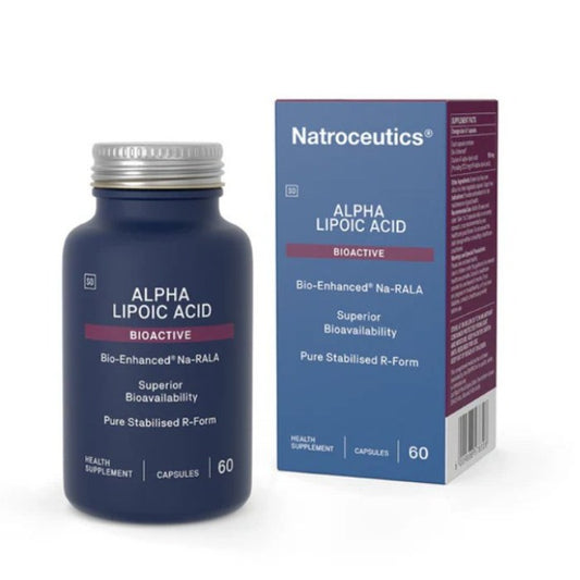 Natroceutics Alpha Lipoic Acid bioactive supplement supporting antioxidant defence energy production detoxification and cellular health
