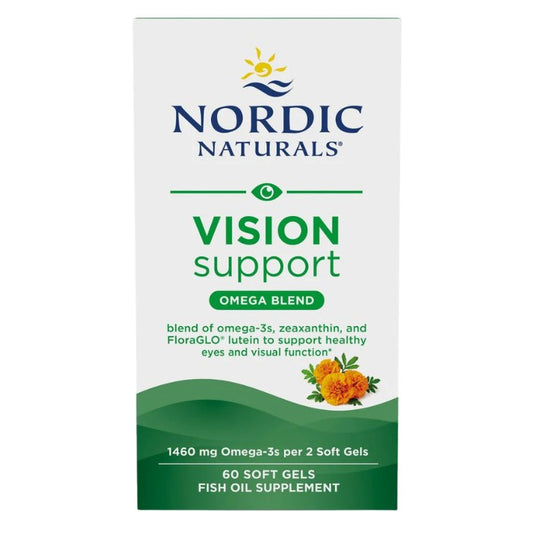 Nordic Naturals Vision Support omega blend supplement with lutein, zeaxanthin and omega-3 fish oils for eye health support
