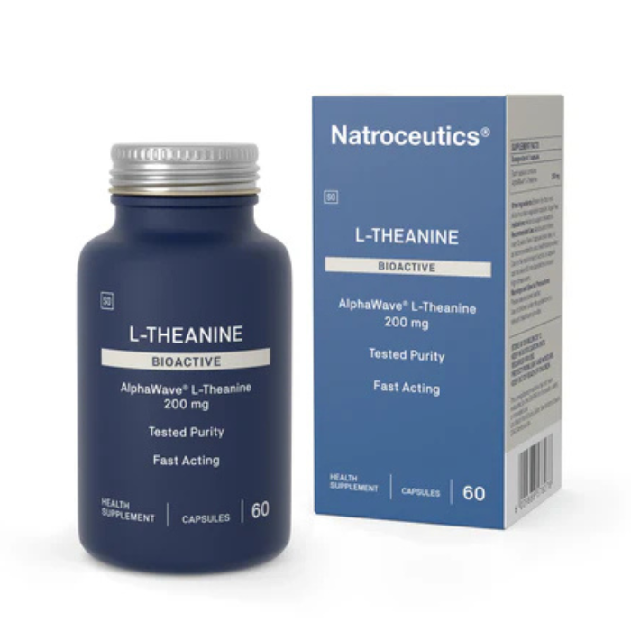 NATROCEUTICS L-Theanine is a natural calming supplement that promotes relaxation, reduces stress, and supports mental focus without causing drowsiness.