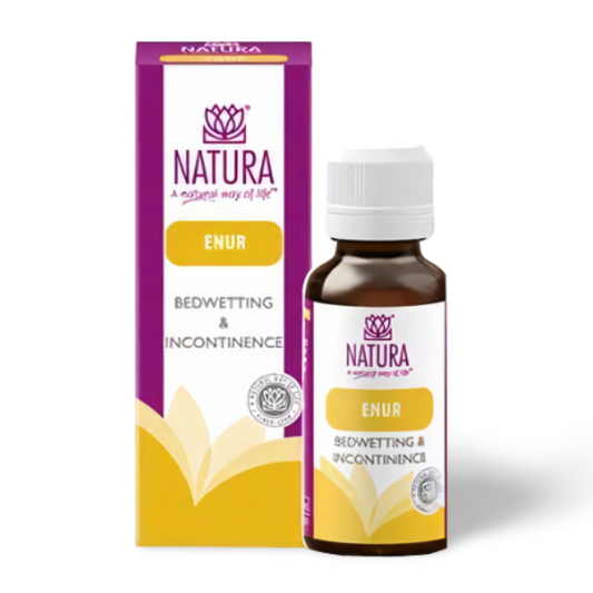 NATURA Enur – natural homeopathic drops for bedwetting and incontinence support in children and adults, gentle and effective remedy