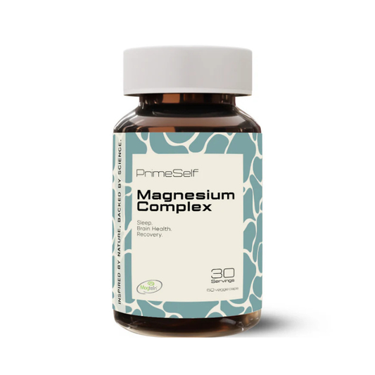 PrimeSelf Magnesium Complex capsules for sleep support relaxation muscle recovery and cognitive health natural supplement