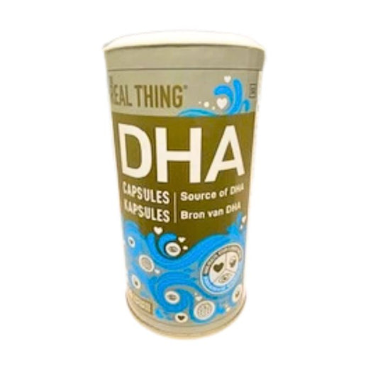 The Real Thing’s DHA omega-3 supplement with DHA and EPA, formulated to support normal brain function, healthy vision and heart health.