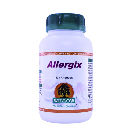 Willow Allergix is a natural supplement formulated to support relief from seasonal allergies, sinus discomfort, and immune system imbalances.
