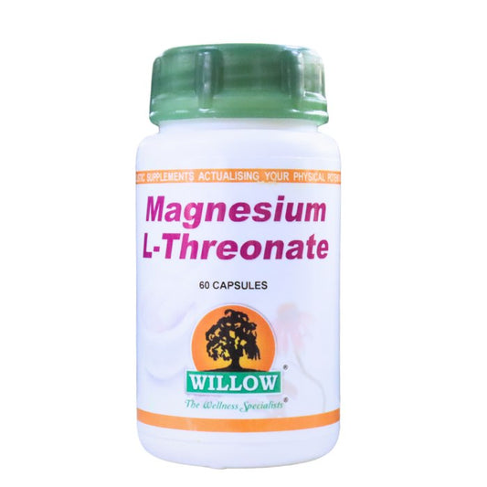 Willow Magnesium L-Threonate – Advanced magnesium supplement supporting cognitive function, memory, focus, and brain health at a cellular level.
