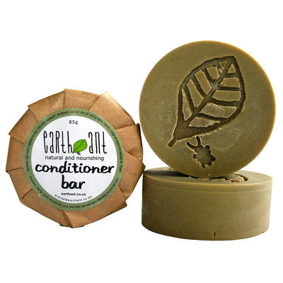 Earth Ant Conditioner Bar solid natural hair conditioner nourishing hydrating smoothing frizz control scalp care with plant oils and butters
