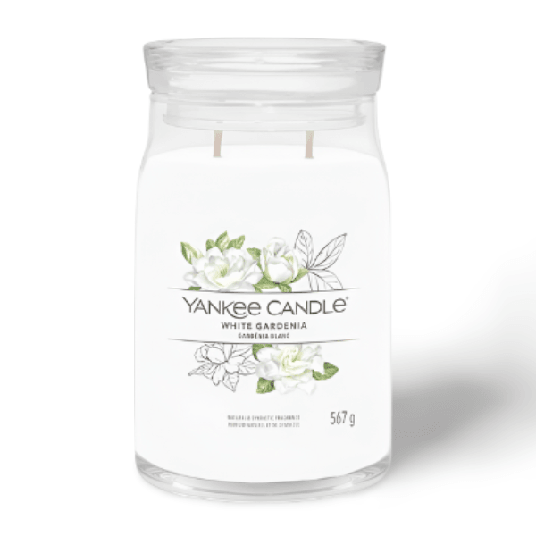 YANKEE White Gardenia Signature Candle - THE GOOD STUFF