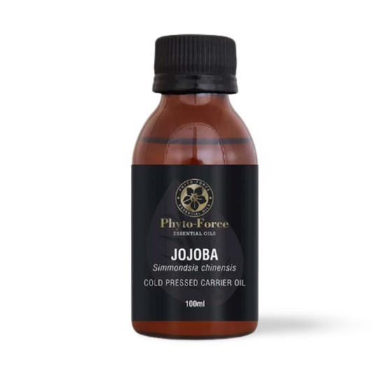 PHYTO FORCE Jojoba Carrier Oil – cold-pressed, nutrient-rich oil for skin hydration, scalp care and natural beauty rituals