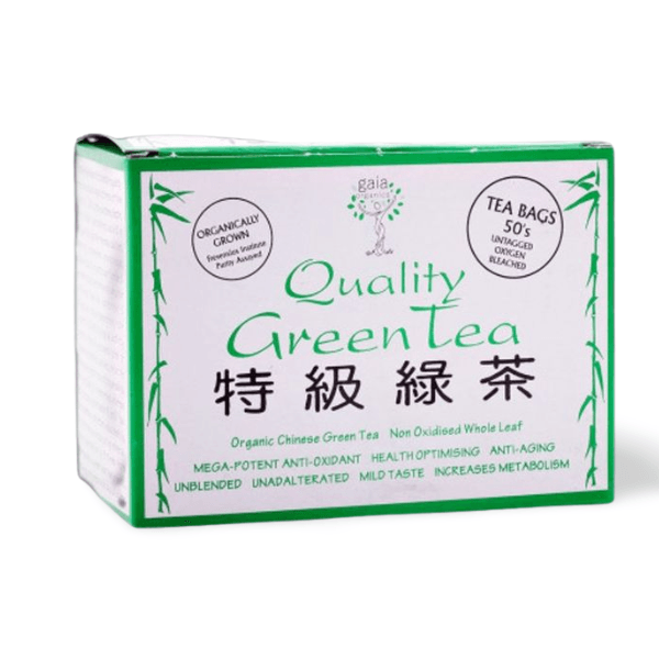 GAIA Green Tea Bags - THE GOOD STUFF
