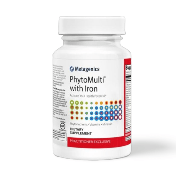 Metagenics PhytoMulti® with Iron takes you beyond basic wellness support. It has a proprietary blend of 13 concentrated extracts. Shop iron supplements near me - The Good Stuff