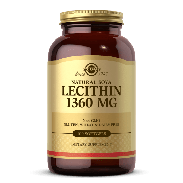 SOLGAR Lecithin 1360mg - THE GOOD STUFF